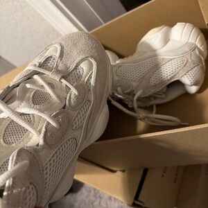 Yeezy White Cream Sneakers